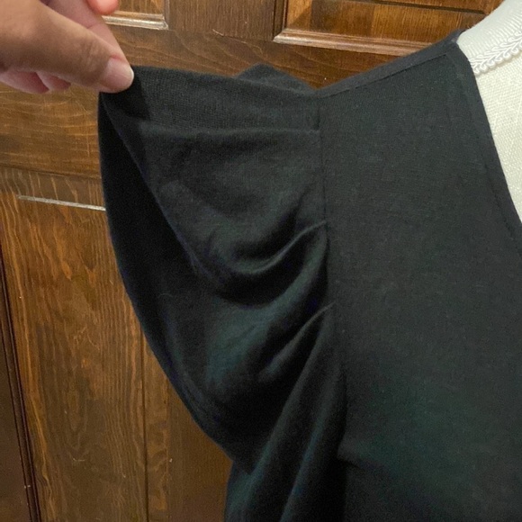 Ann Taylor Long Sleeve Crossover Top - Picture 3 of 6